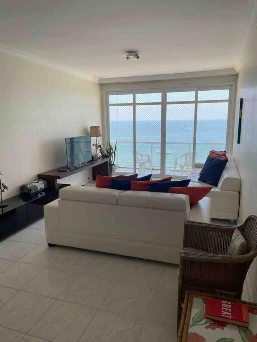 Hermoso Dpto Con Vista Frontal Al Mar Pitangueiras Guarujá Exteriér fotografie
